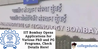 IIT Bombay Opens Applications for Various PhD and PG Programs, Check Details Here!